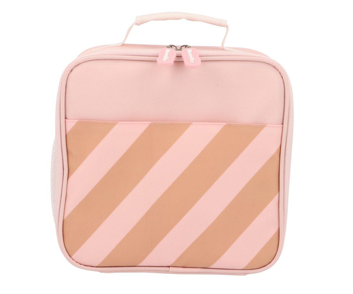 Borsa Termica Rigida Monnka Big Stripes Pink Personalizzabile
