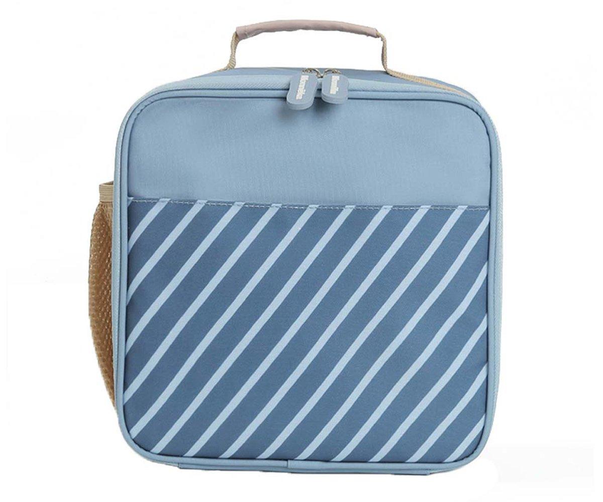 Nevera Rgida Stripes Blue Personalizable