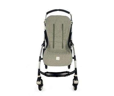 Stroller Cushion Polka Dots Poppy Moss