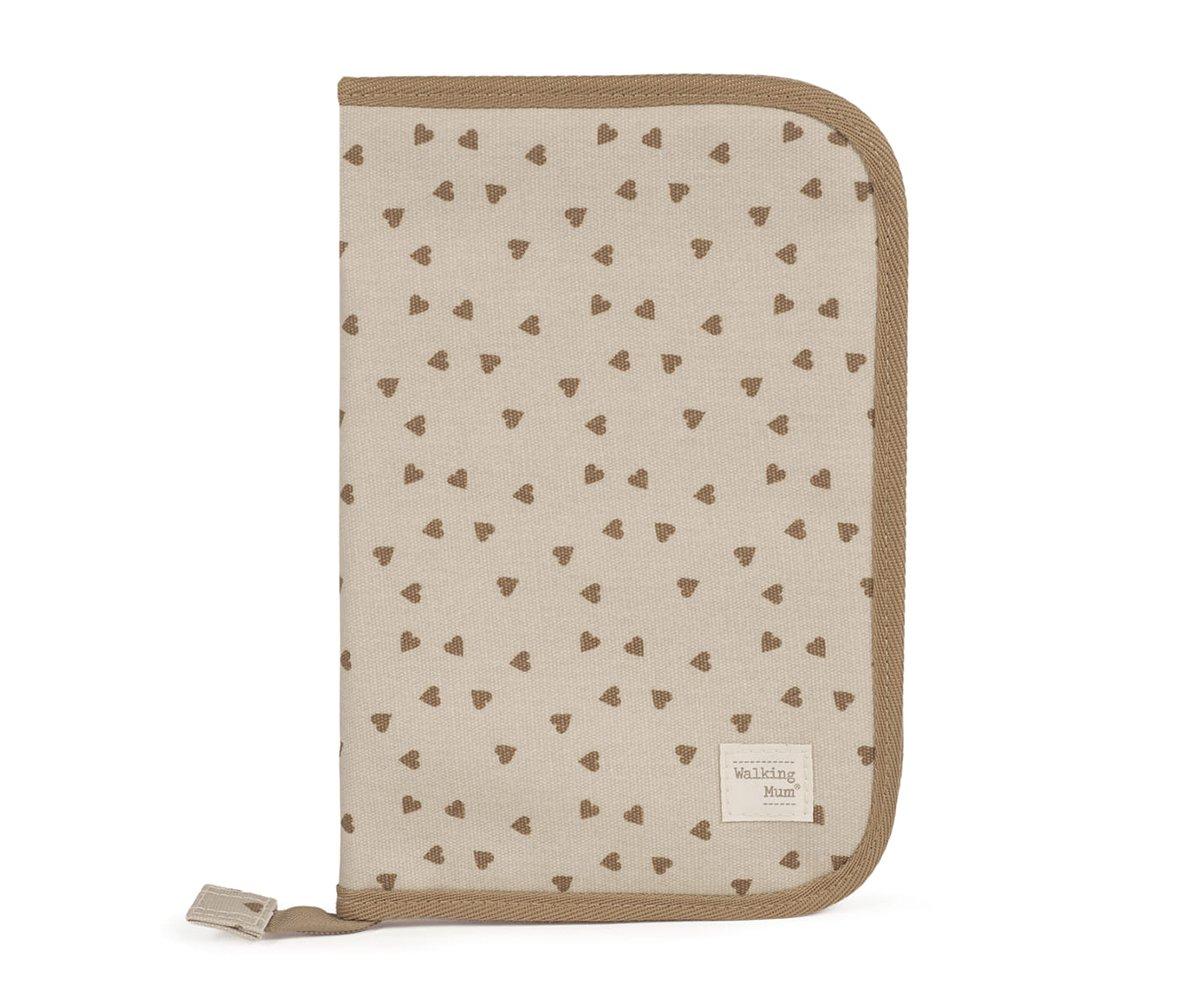 Porta-documentos Poppy Cinnamon Hearts 