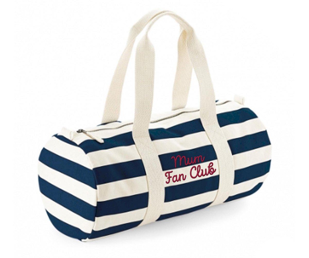 Sac de sport Nautical Natural-Navy Mum Fan Club