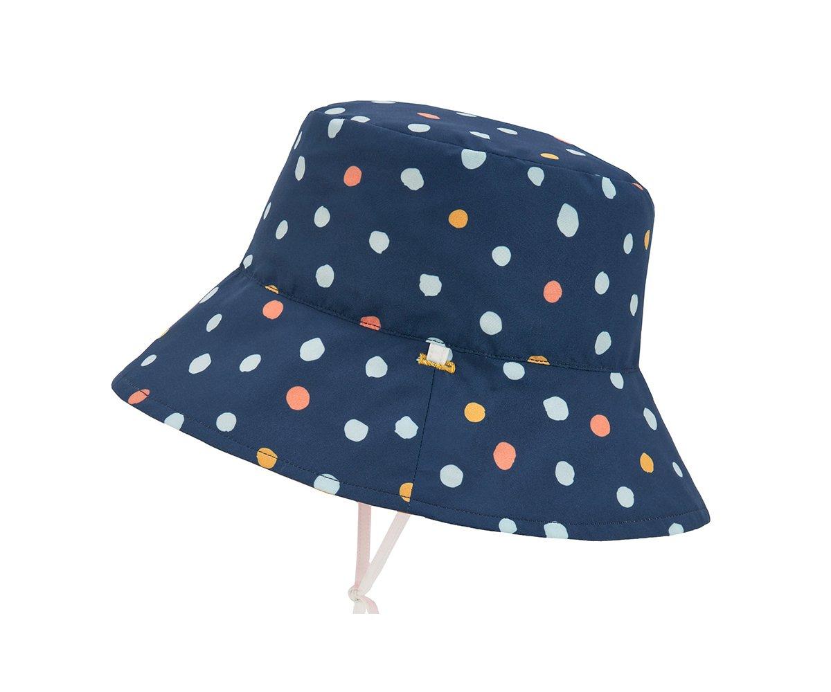 Gorro Reversible Lunares Navy