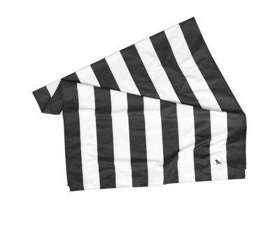 Large Microfiber Beach Towel Black Cabana Personalised