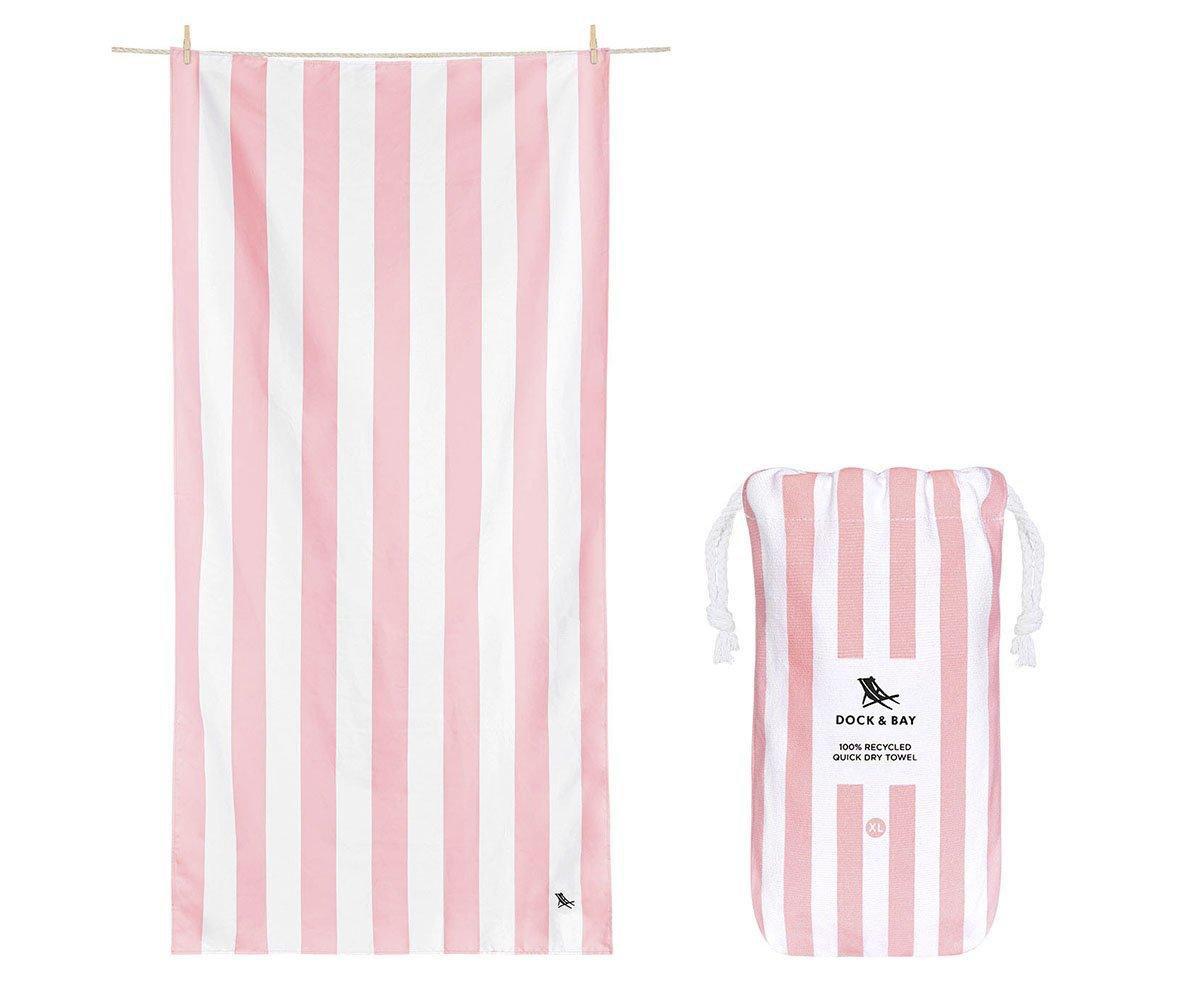 Serviette de Plage Large en Microfibre Malibu Pink Personnalisable