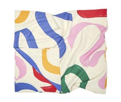 Serviette de Plage Large en Microfibre Doodle Mood Personnalisable