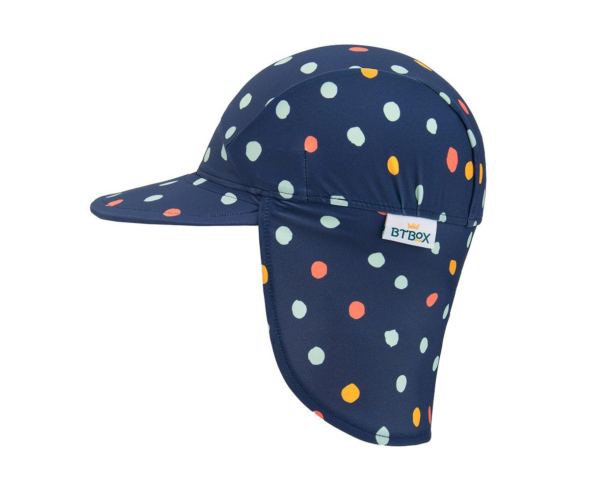 Casquette de Bain Pois Navy