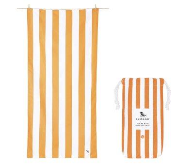 Serviette de Plage Extra Large en Microfibre Ipanema Orange Personnalisable