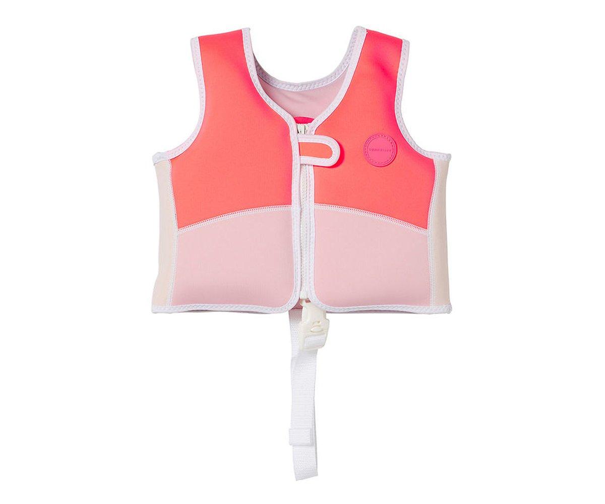 Gilet de Natation Melody Mermaid 1  2 ans Neon Strawberry