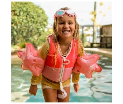 Colete flutuante Morango Non Melody Mermaid  1-2 anos