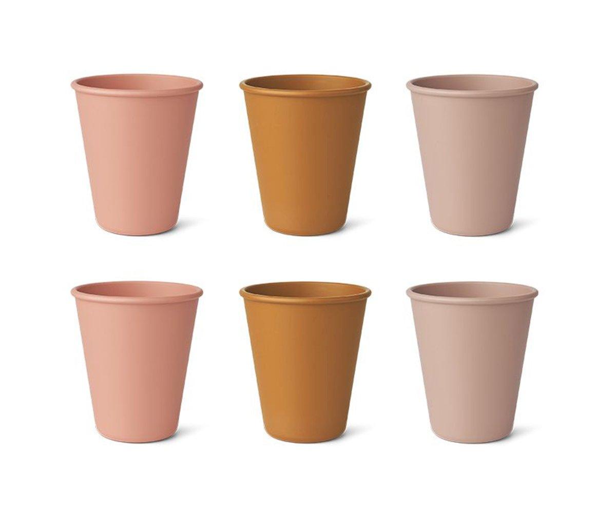 Pack 6 Vasos Carter Rose Multi Mix