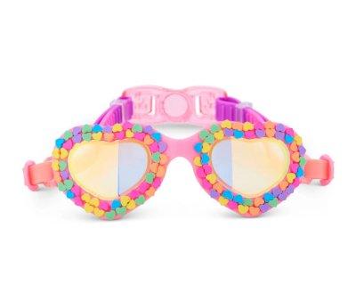 Swimming Goggles Be True Pink Candy Heart