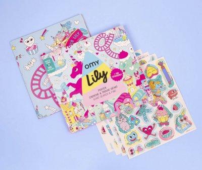 Pster XL Lily Unicornio + Pegatinas