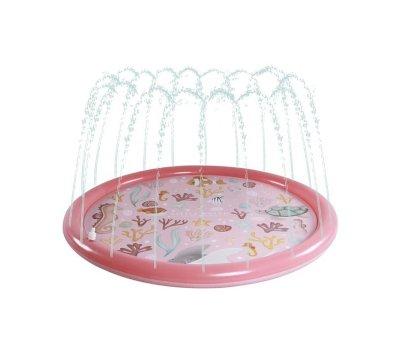 Tapete de gua rosa Ocean Dreams com pulverizadores 150 cm