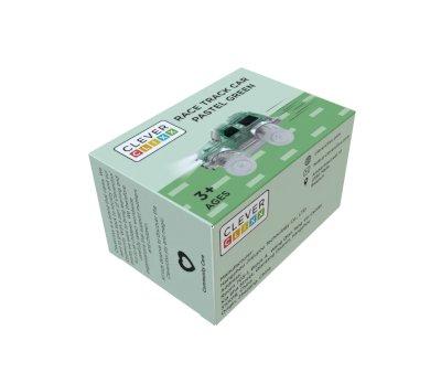 Coche para Pista de Carreras Cleverclixx Verde Pastel