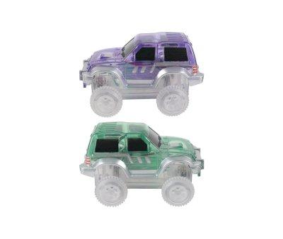 Coche para Pista de Carreras Cleverclixx Verde Pastel