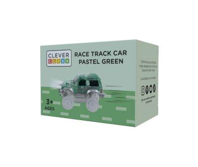 Coche para Pista de Carreras Cleverclixx Verde Pastel