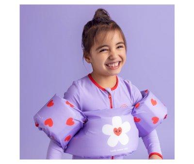Gilet con Braccioli Lilac Hearts