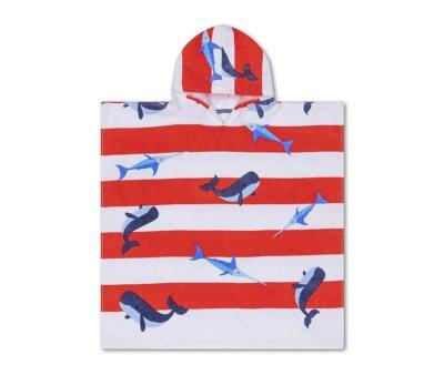 Poncho de Plage Baleine