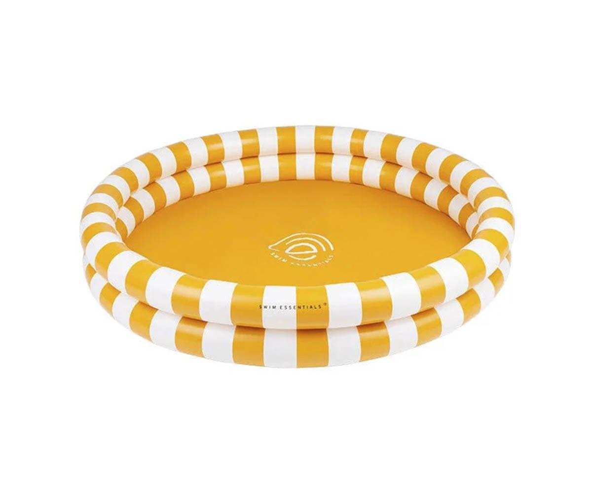 Piscina Hinchable Pequea Stripes Amarillo/Blanco