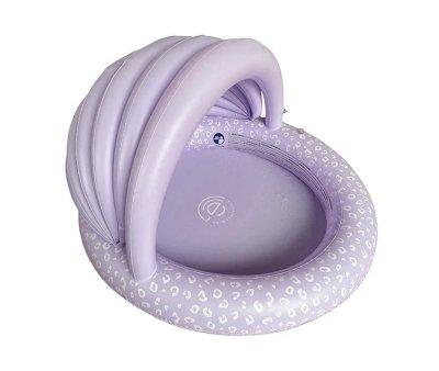 Piscina Hinchable Pequeña con Toldo Panter Lila