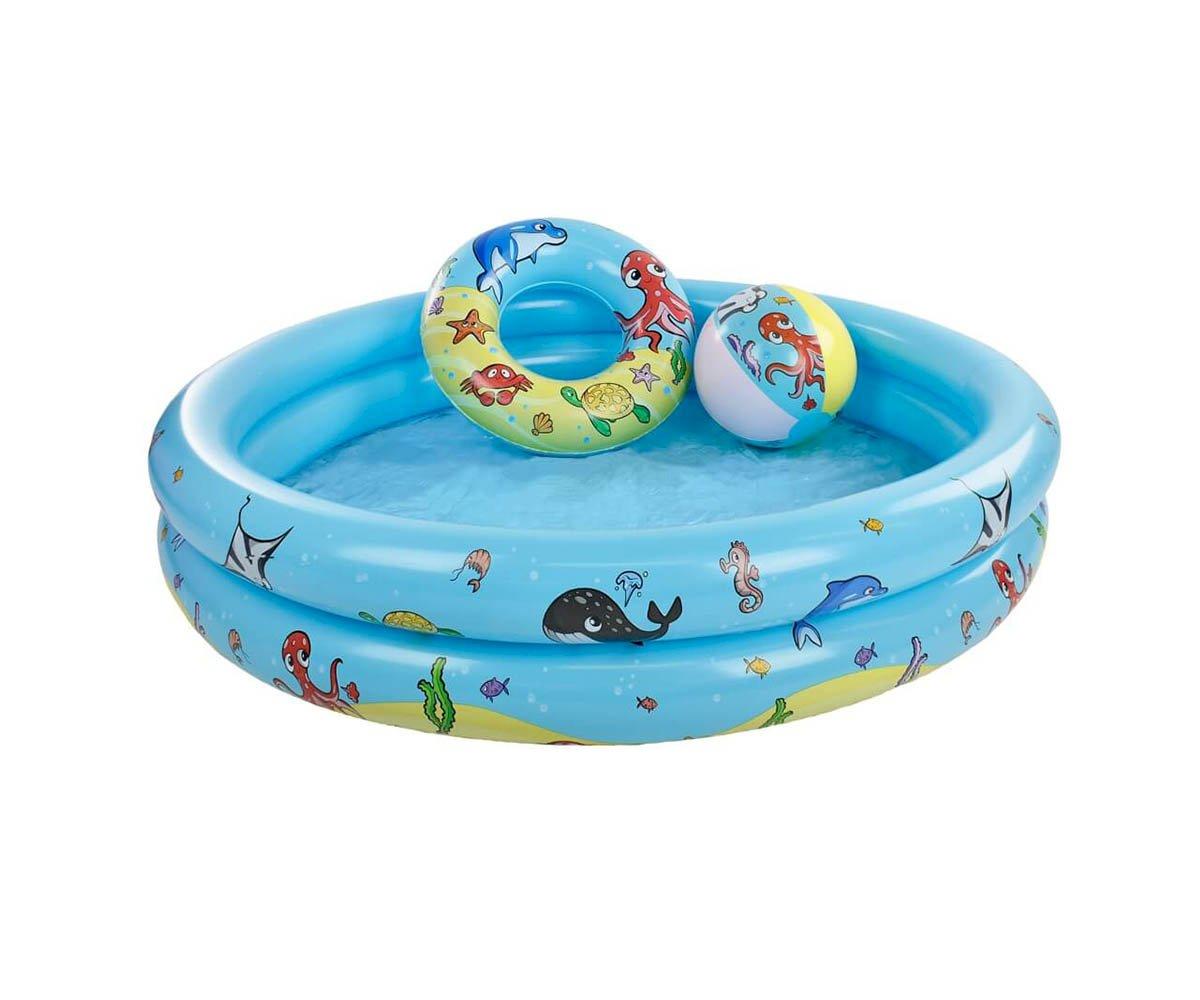 Set Piscina Hinchable Sea Creatures