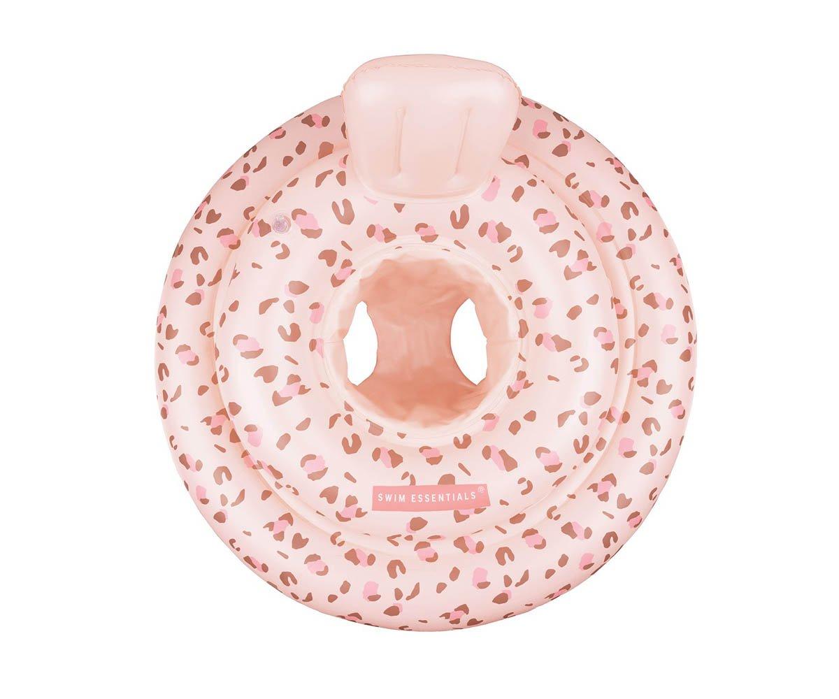 Gonfiabile Swim Ring Baby Old Pink Leopard