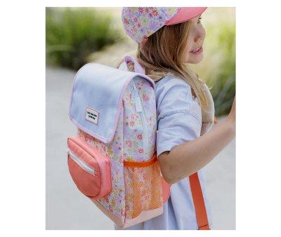 Mochila Escolar Cartera Personalizvel Retro Flower