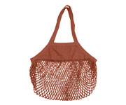 Bolsa Malla Orgnica Shopper Terracota Personalizable