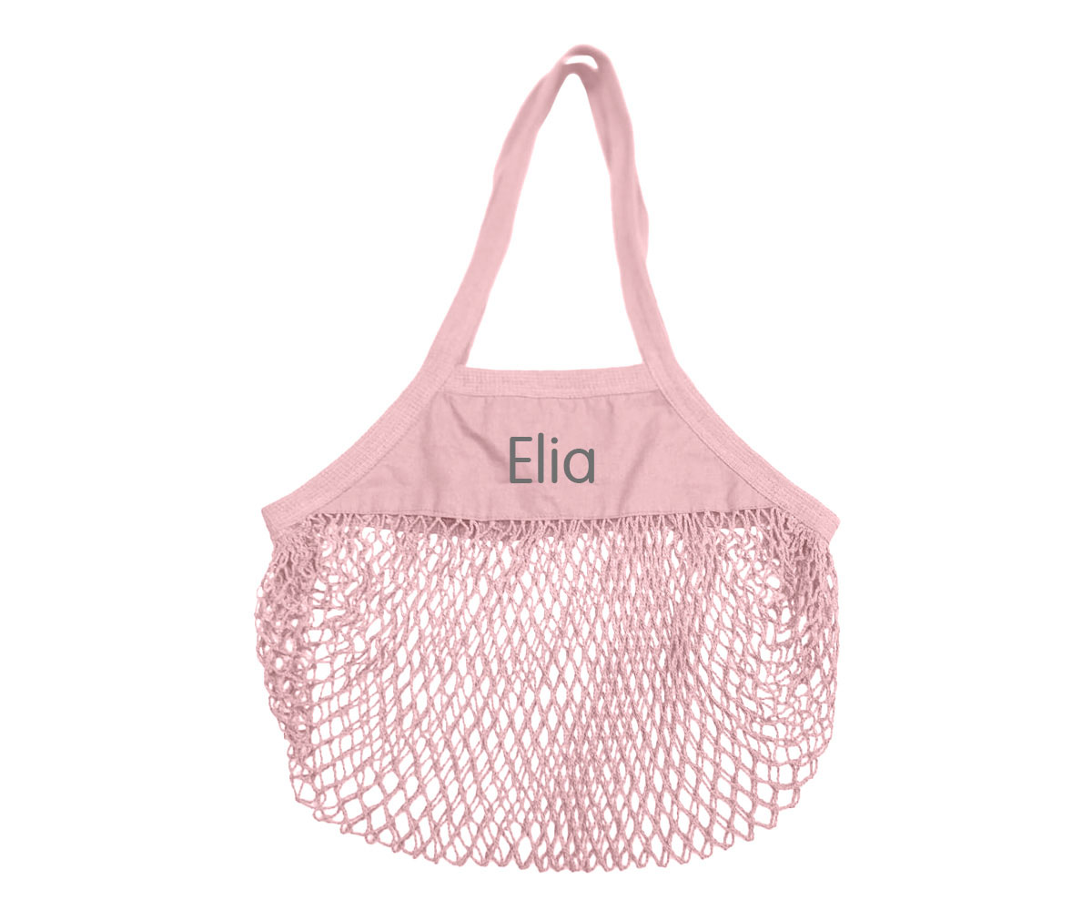 Borsa a Rete Organica Shopper Blush Personalizzabile - Tutete