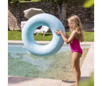 Large Blue Float with White Dots 90cm