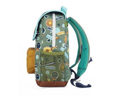 Mochila Escolar Solapa Smiley Personalizable