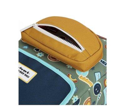 Mochila Escolar Solapa Smiley Personalizable