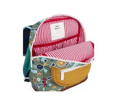 Mochila Escolar Solapa Smiley Personalizable