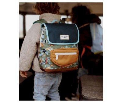 Mochila Escolar Solapa Smiley Personalizable