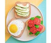 Anneau de dentition Oeuf Pain Grill