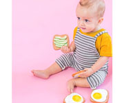 Anneau de dentition Oeuf Pain Grill