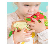 Anneau de dentition Oeuf Pain Grill