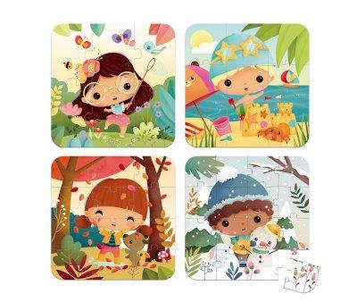 4 Puzzles Las 4 Estaciones