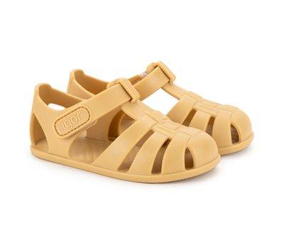 Igor Children's Sandals with Velcro Nemo Solid Dijon