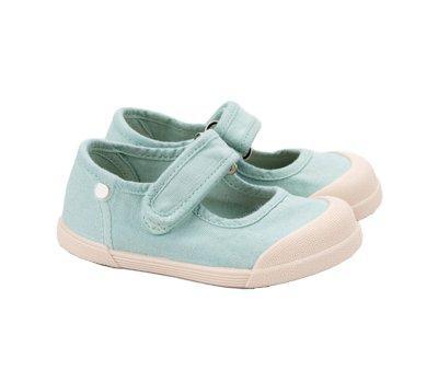 Chaussures en Toile Mercedes Menthe