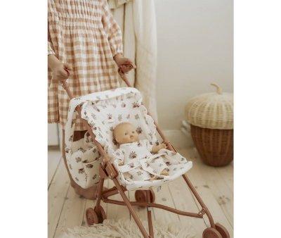 Passeggino Grande Bambole Eugenia Volante Blush