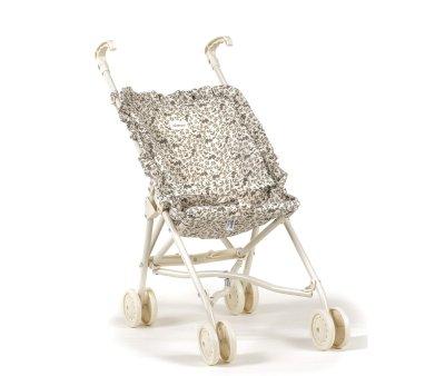 Large Doll Stroller with Amlie Cream Ruffles