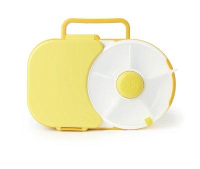 Caja de Almuerzo Spinner 2 in 1 Lunchox Lemon Yellow