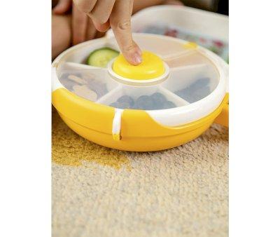 Caja de Almuerzo Spinner 2 in 1 Lunchox Lemon Yellow