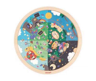 Reversible Circular Observation Puzzle Garden