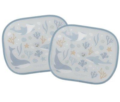 Parasol de voiture bleu Ocean Dreams