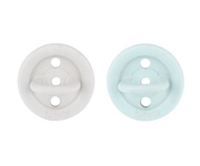 2 Succhietti Lattice Tutete Azzurro/Grigio