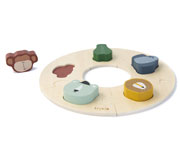 Puzzle Encajable Redondo Animales