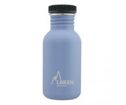 Bottiglia Acciaio Basic Azzurro Opaco 500ml