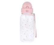 Botella Plástico con Pajita Fox & Fireflies Personalizable - Tutete